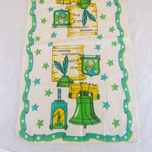 Vintage 1776 - 1976 Bicentennial Patriotic Tea Towel,
