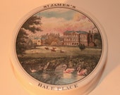 Vintage St James 39 s Hale Palace Staffordshire Porcelain Box