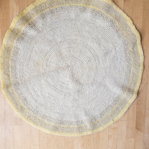 Round Rag Rug - Etsy