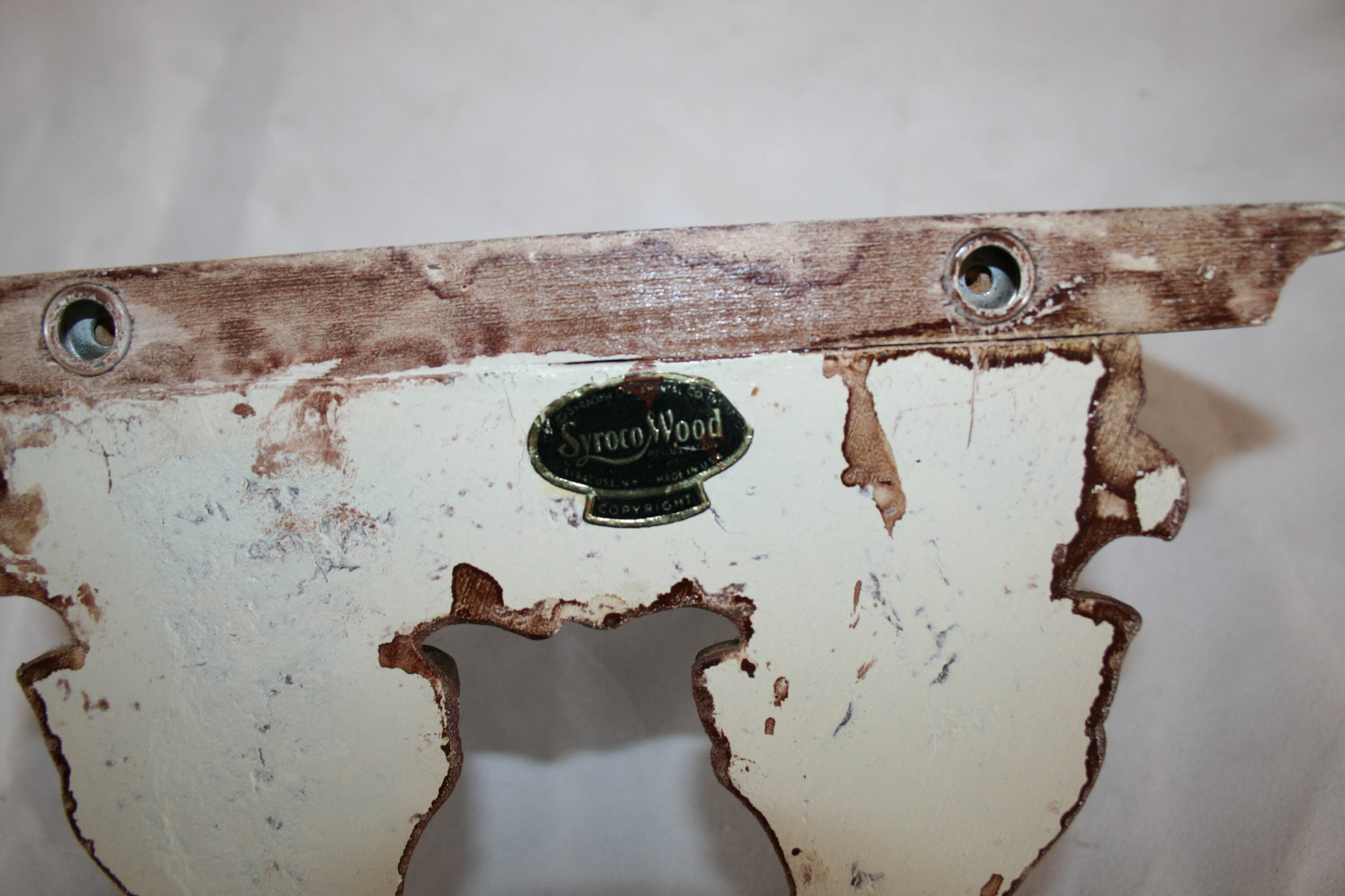 Syroco Wall Shelf Small Syroco Wall Shelf Vintage 1950s Etsy