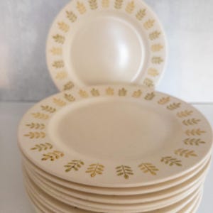 Vintage Pepper Tree Pattern PoppyTrail by Metlox, Manhattan Beach California, Dinner Plates