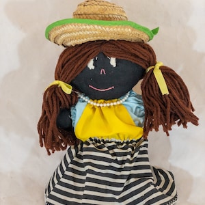 Vintage Jamaican Folk Art Doll