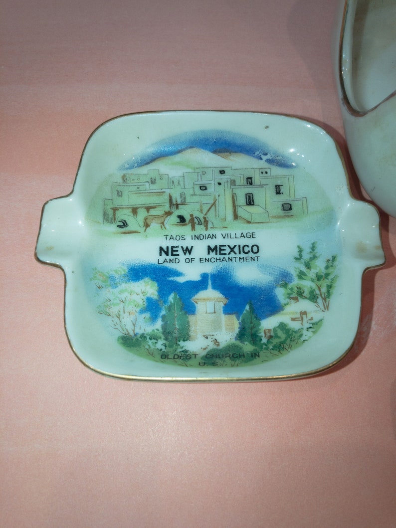 New Mexico Mini Souvenir Ashtray Set