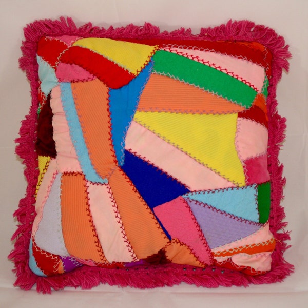 Crazy Quilt Pillows Etsy