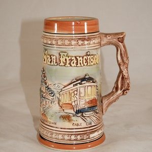 Vintage 1973 San Francisco Souvenir Beer Stein
