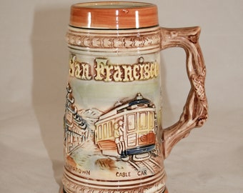 Vintage 1973 San Francisco Souvenir Beer Stein