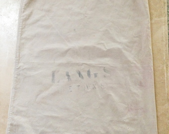 Vintage 1940s Heavy Cotton Seed Sack