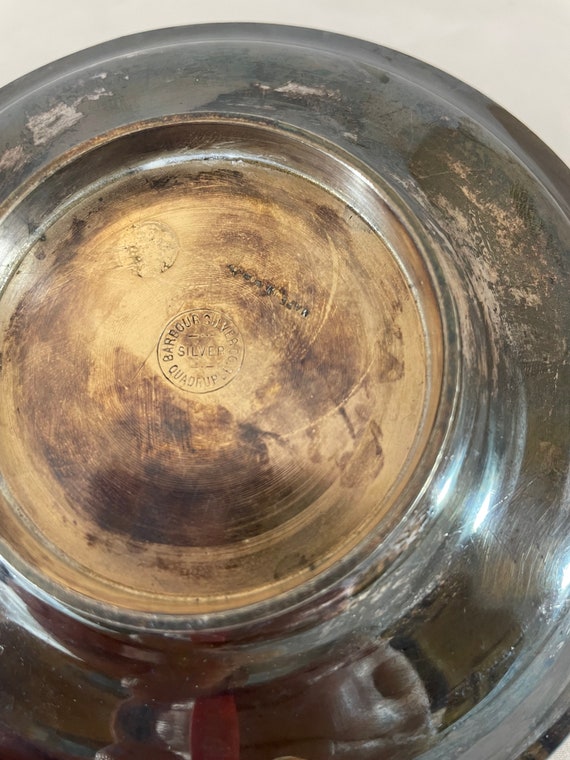 Blue Silver plate on copper 杯 2個 Reed & Barton 865 Silver Plate