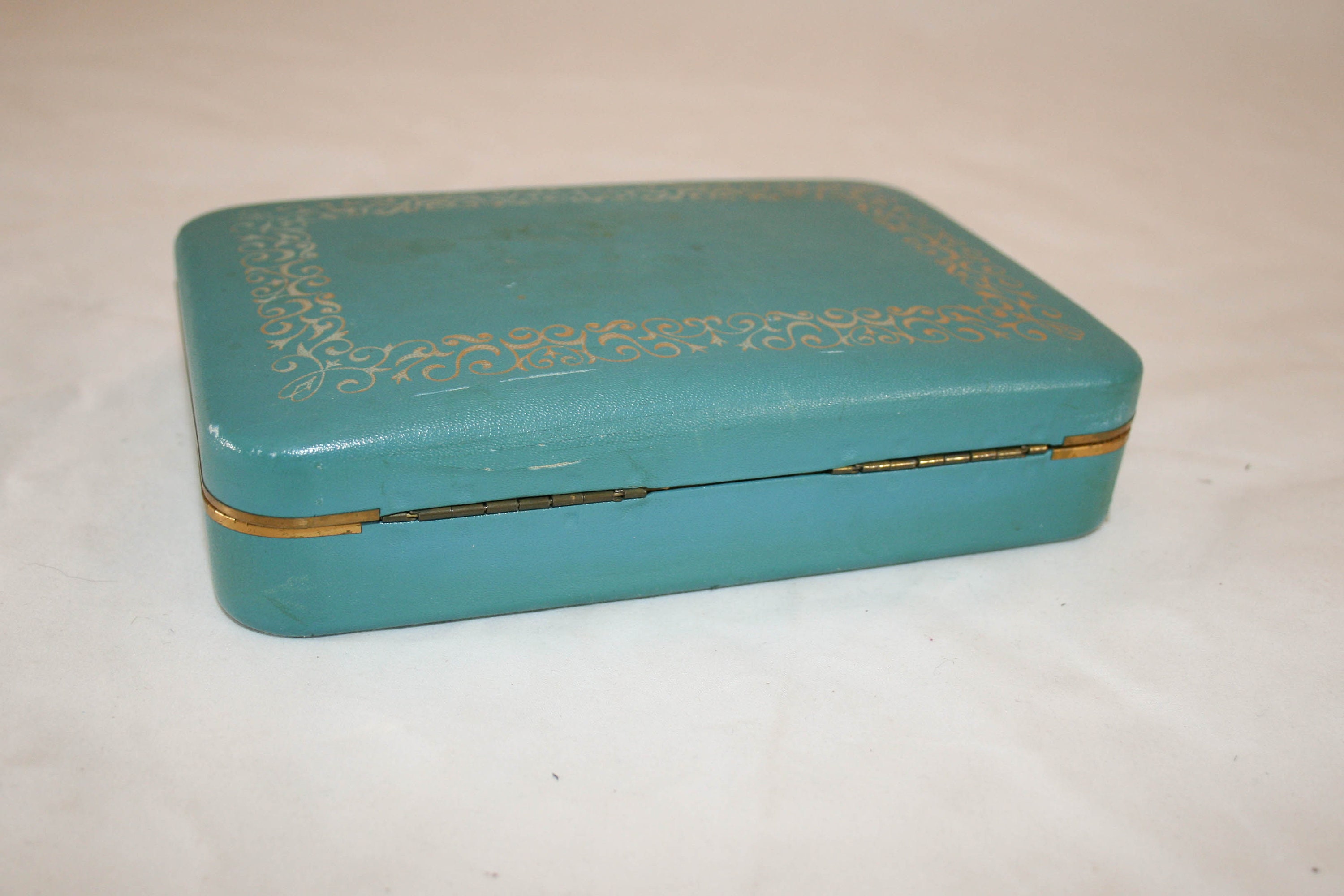 Vintage Farrington Texol Jewelry Box Compact Travel Case Etsy