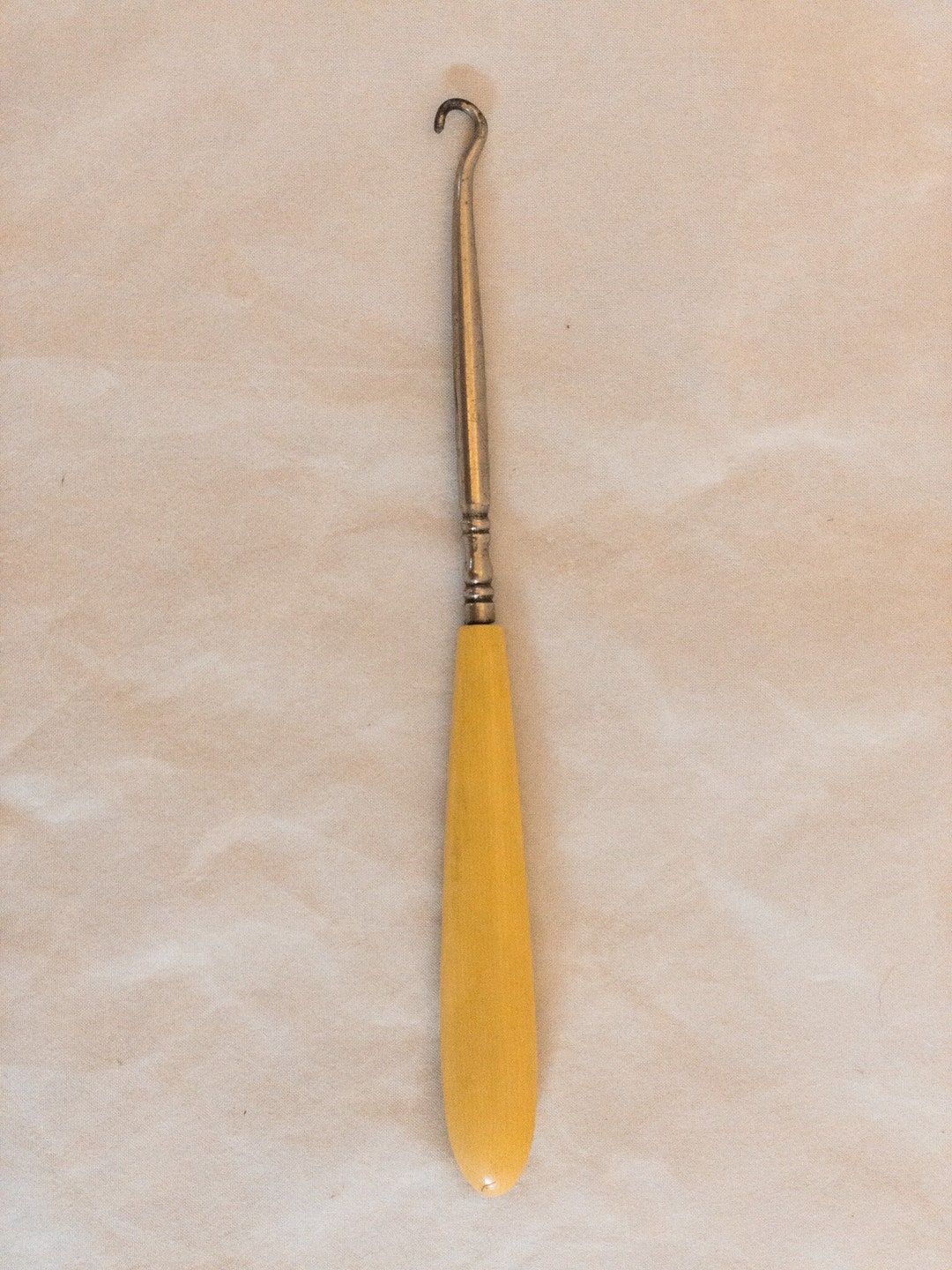 Vintage Button Hook With Celluloid /bakelite Handle Etsy
