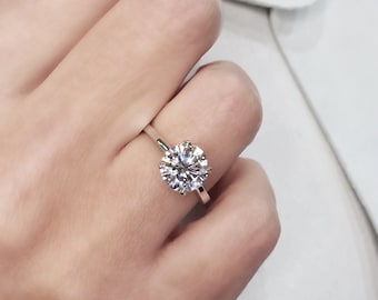 Acquista Anello di fidanzamento Atoryia in taglio Rotondo 0.25 Carati