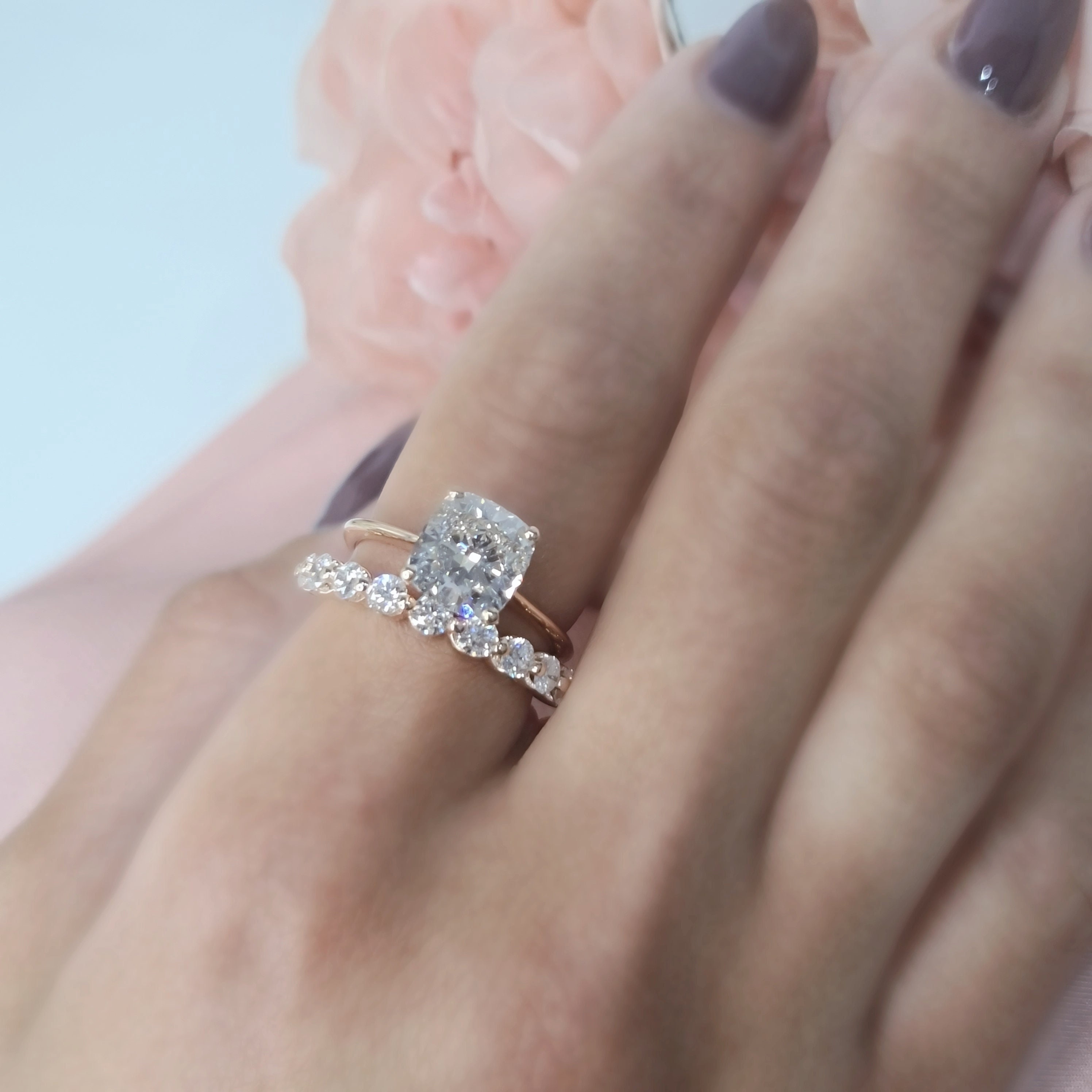 2.62 Ct. Cushion Cut Diamond Engagement Ring VS2 – Ashton Taylor Diamonds