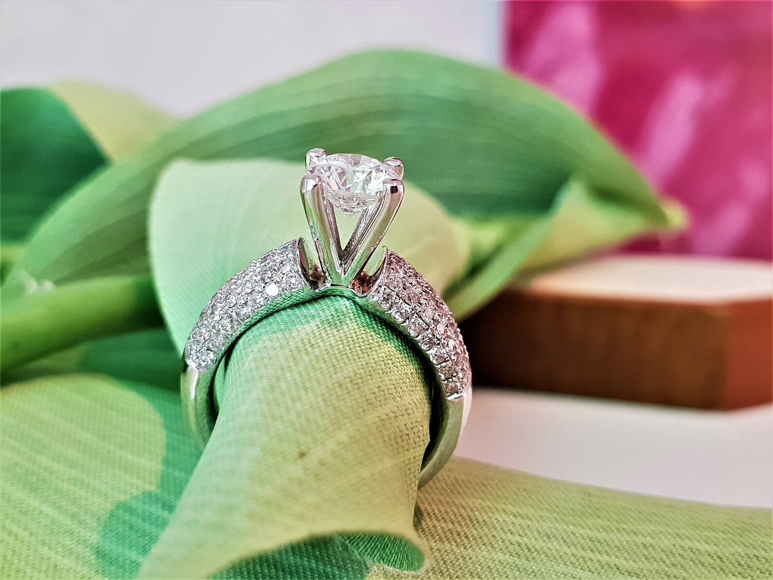 2 Carat Lab Grown Diamond Engagement Ring 2ct Round Cut Etsy