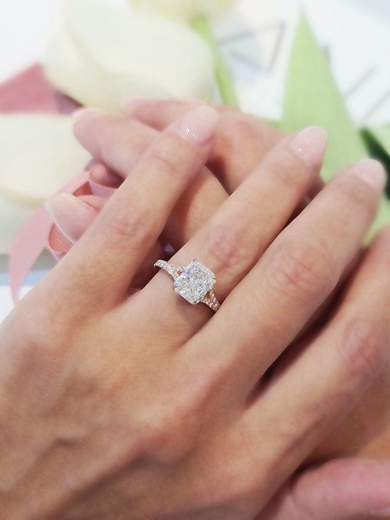 Radiant elongated shop diamond