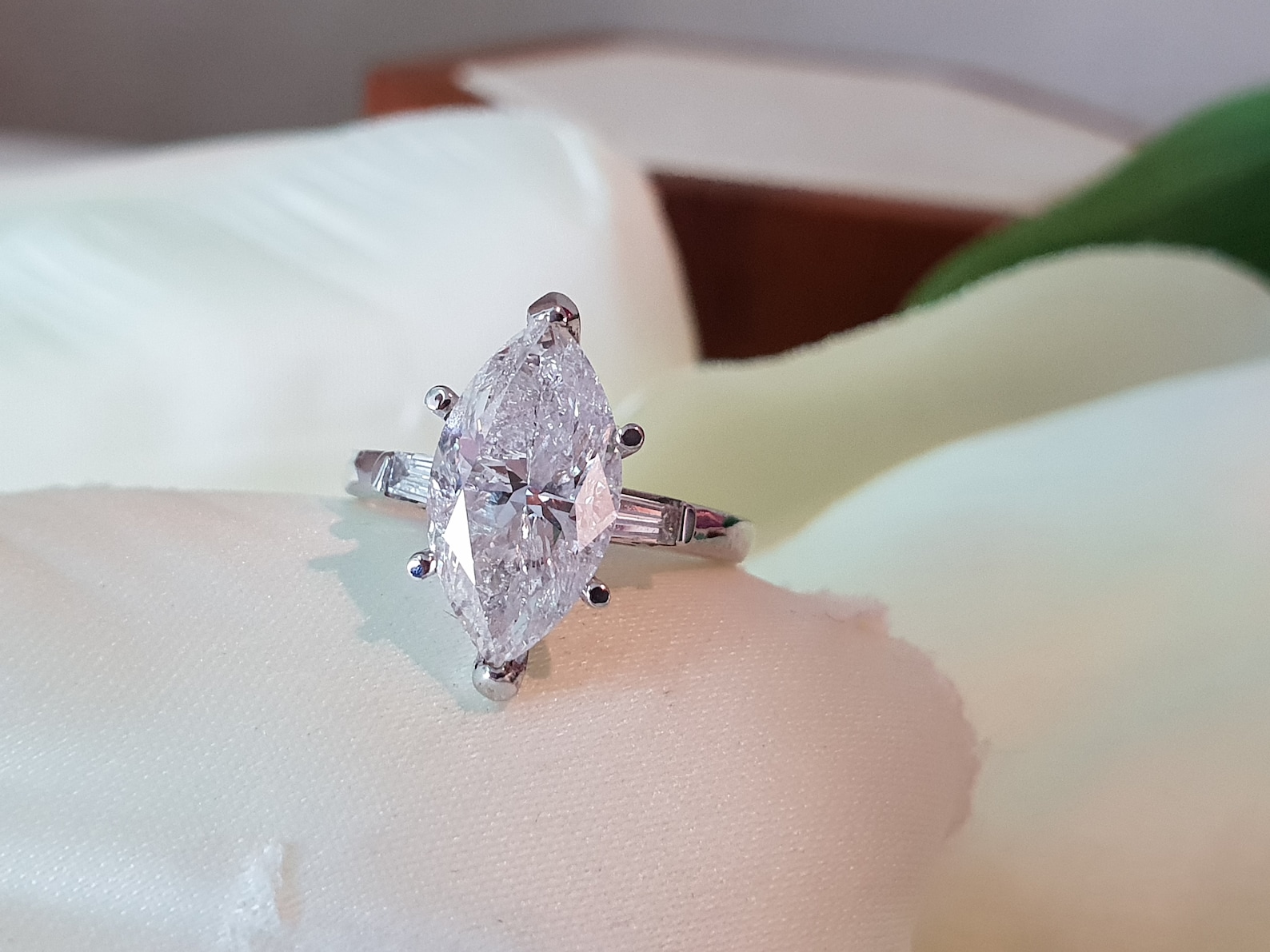3 Carat Marquise Diamond Ring Marquise Cut Engagement Ring - Etsy