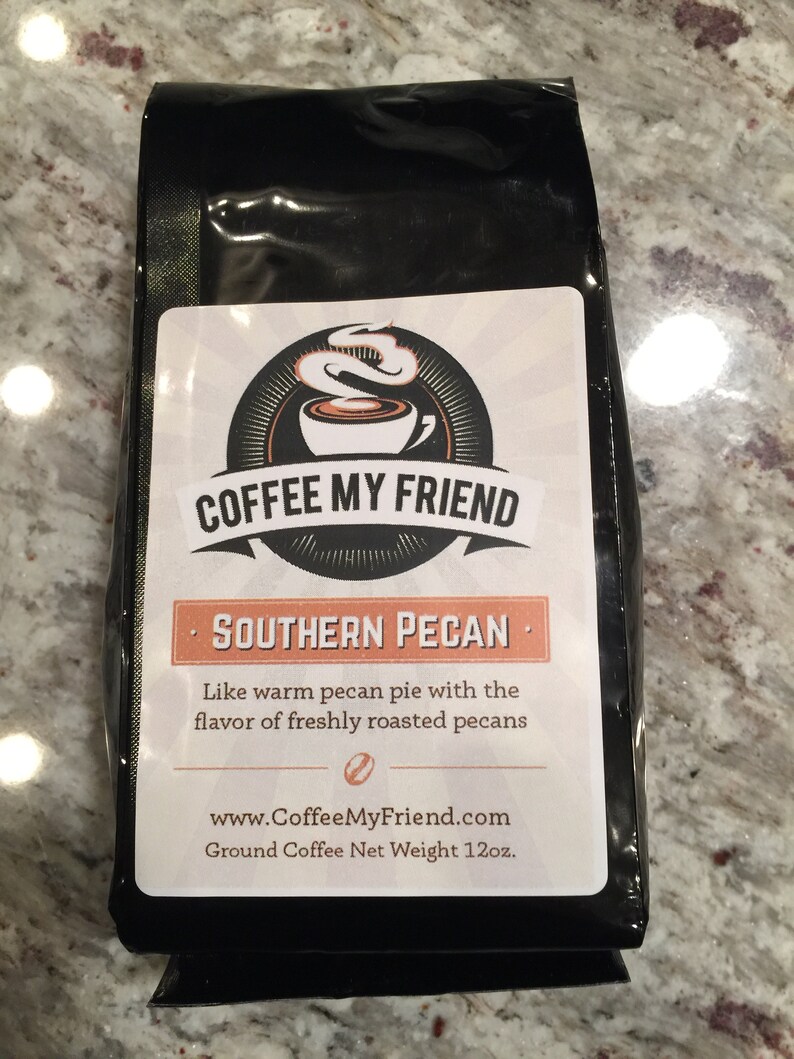 Southern Pecan Coffee 12 oz Freshly Roasted Ground Coffee
