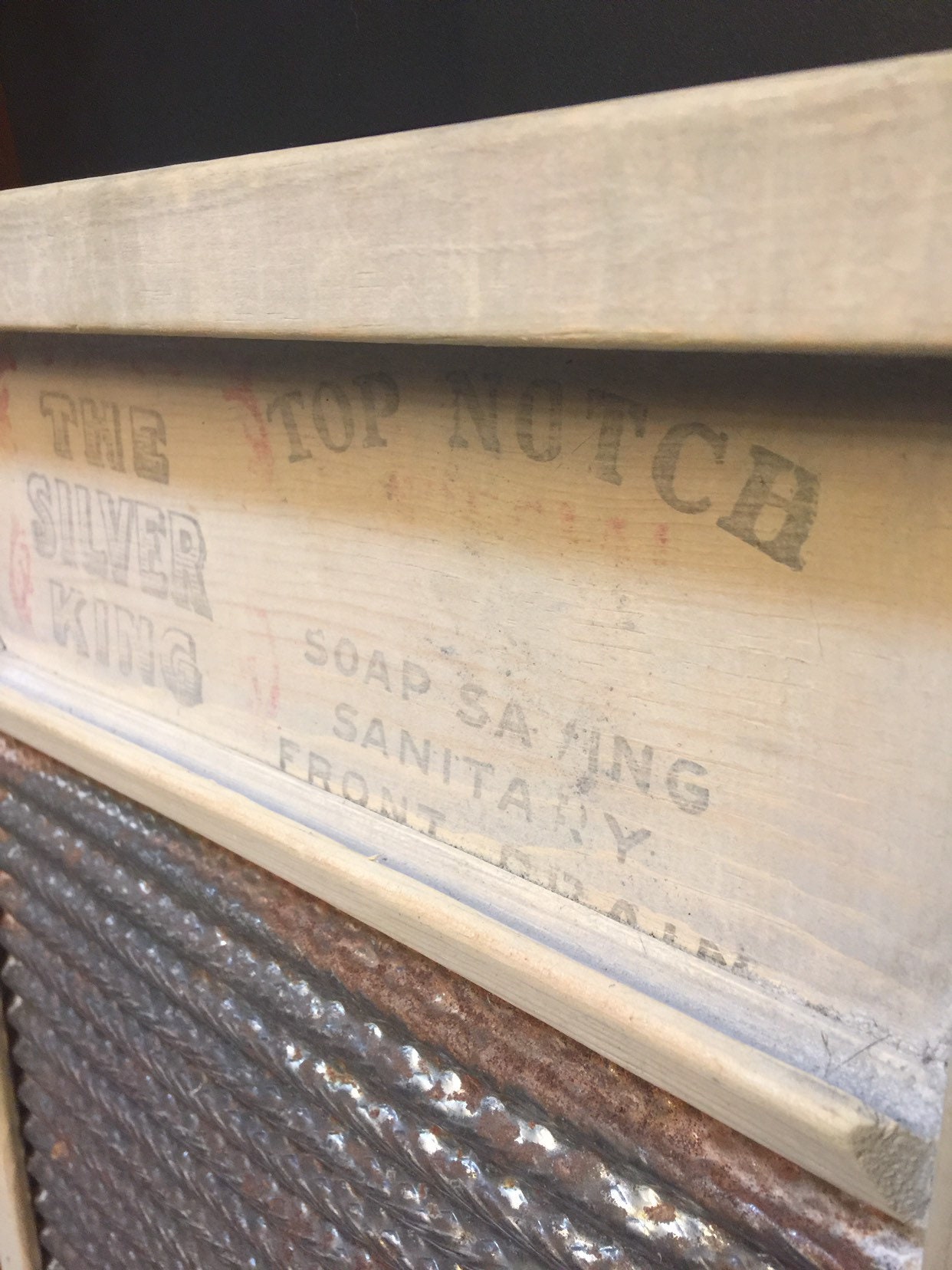 Vintage National Washboard Company No. 824 The Silver King Etsy