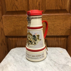 Outstanding Vintage Large German Beer Stein Rauchenfekser Ale of the Millennium Glass Lined Germany