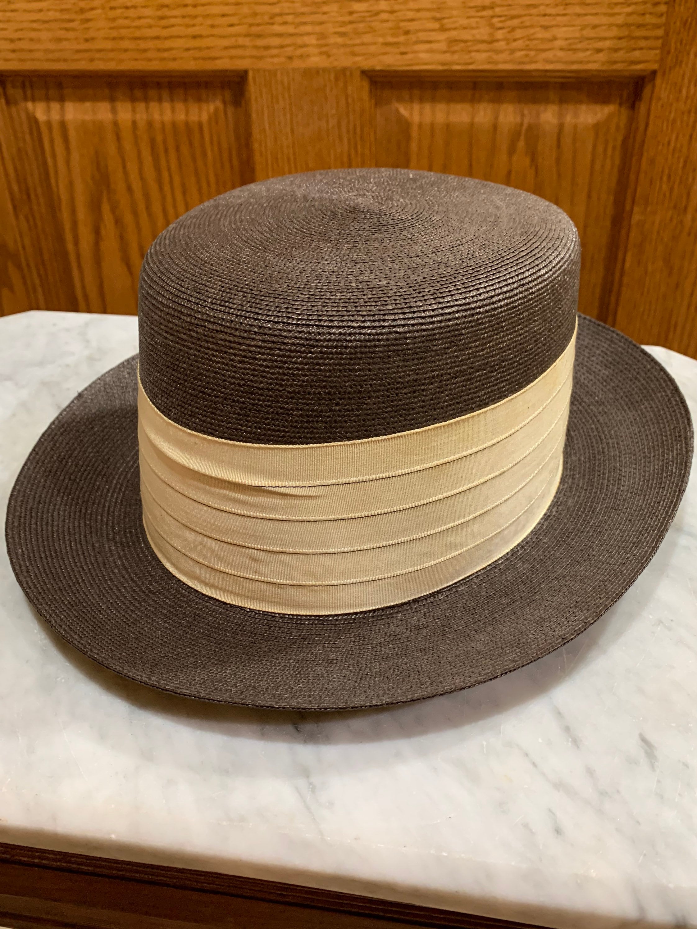 Miniature Recreation of Vintage Beaumont and Fletcher Hat Box [BSM 30239]