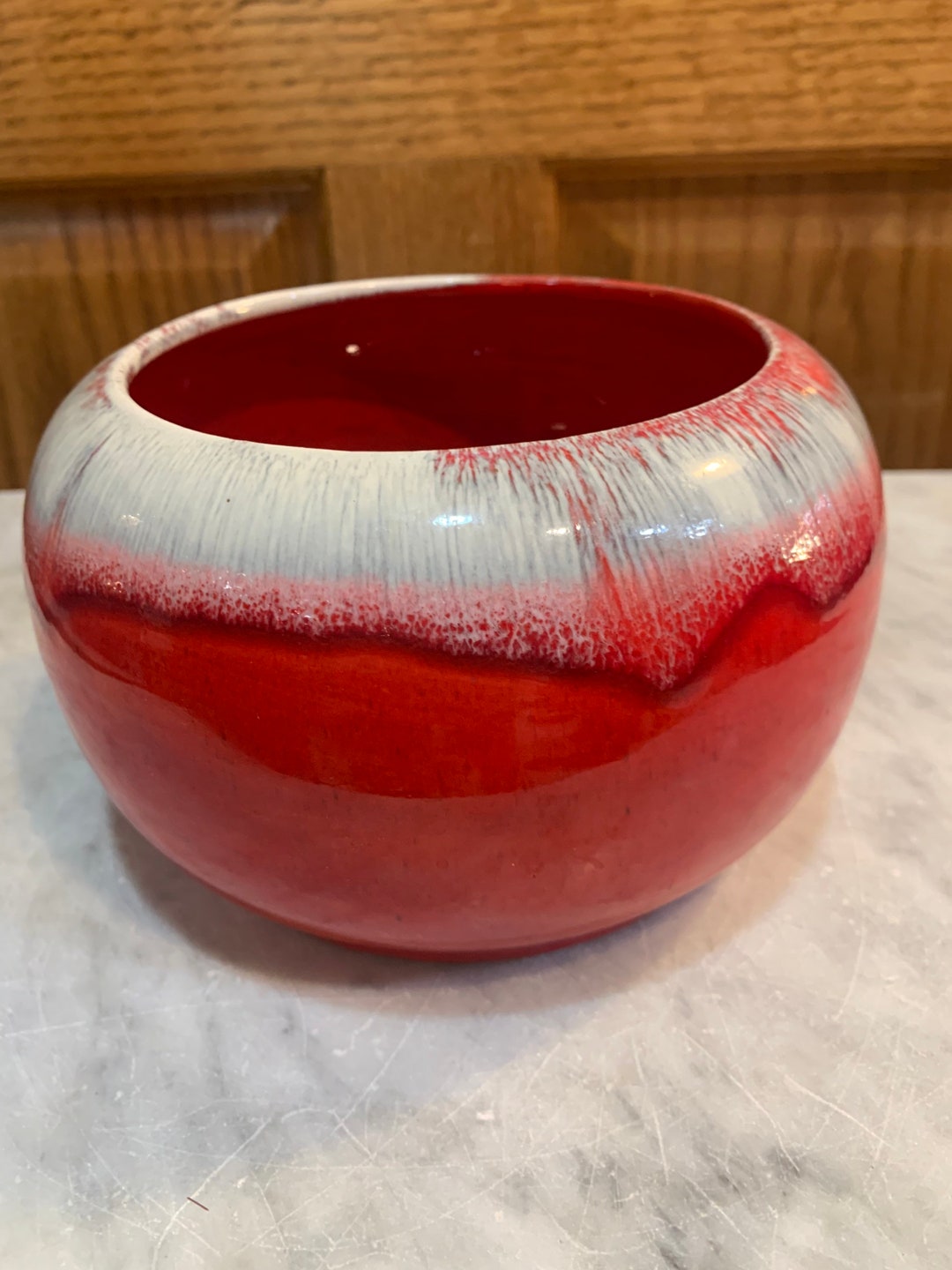 Stylish Midcentury Jenkins Ceramics USA Pottery Glazed Bowl Etsy