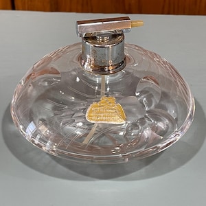Vintage German Echt Bleikristall Crystal Cut Glass Perfume Atomizer Bottle Germany