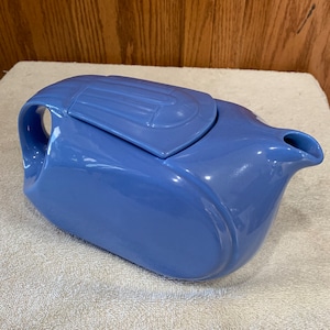 Fabulous Art Deco Westinghouse by Hall China Water Pitcher Baby Blue