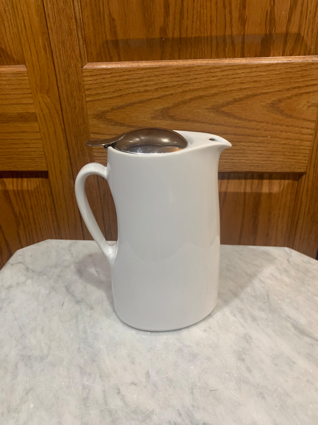 Bee House Japan White Ceramic 56oz Tea Coffee Pot Carafe Etsy