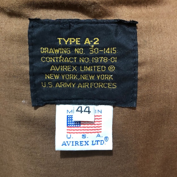 Vintage Avirex Limited US Army Air Forces Leather… - image 10