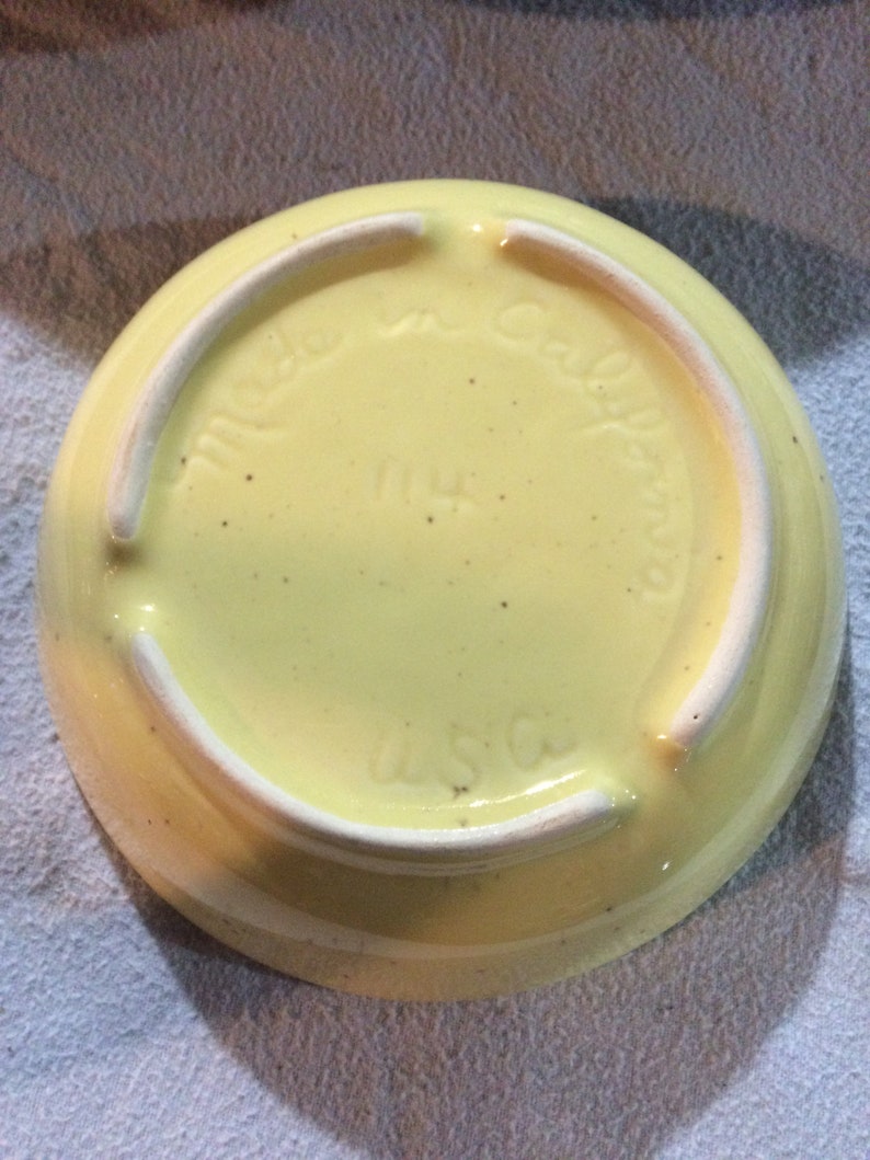 Vintage 1950's Lazy Susan Made in California USA Pottery Etsy