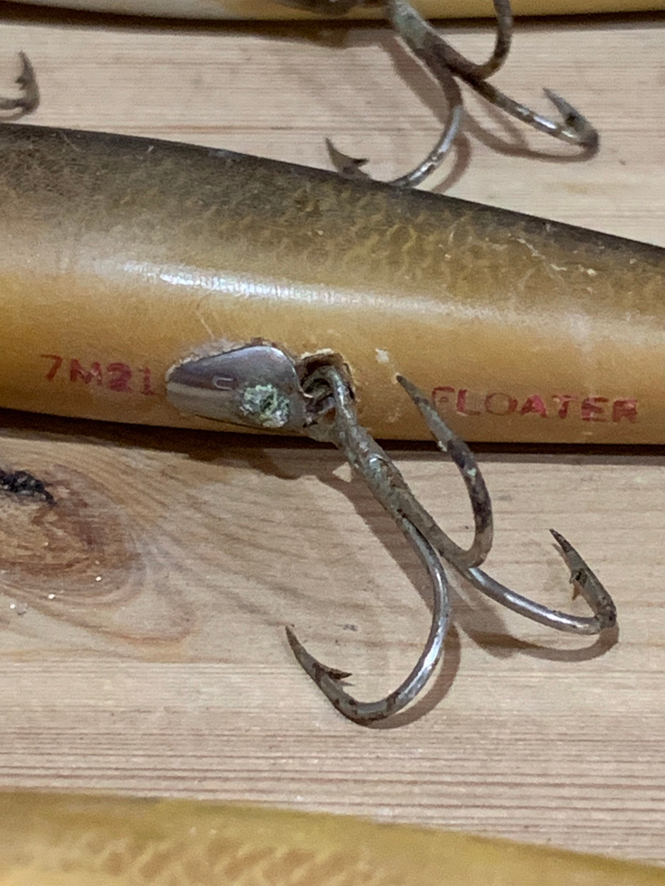 4 Vintage L&S Fishing Lures 52M11, 52M12, 52M27, 7M21 Floater -  Finland