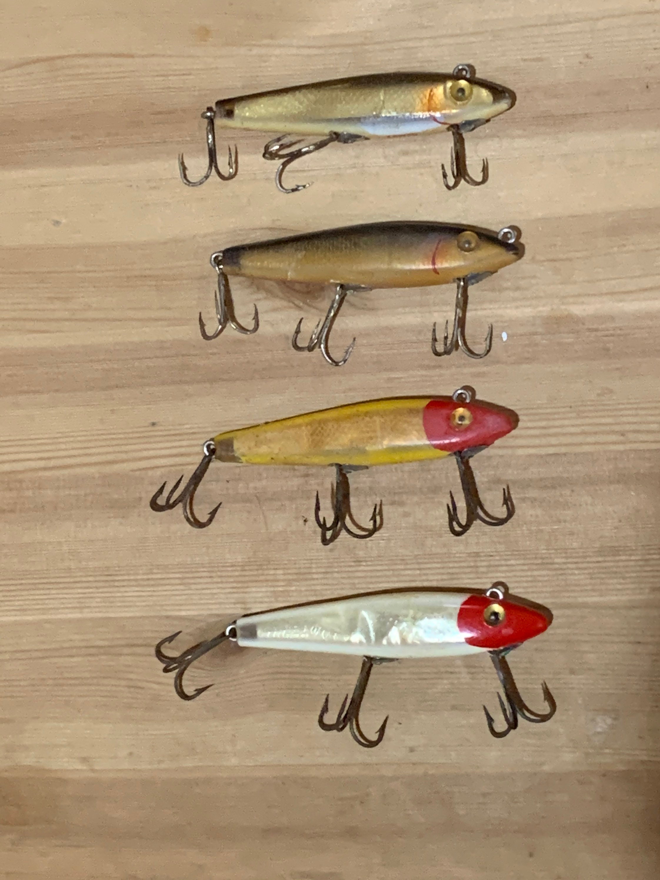 Buy 4 Vintage L&S Fishing Lures 52M11, 52M12, 52M27, 7M21 Floater Online in  India 
