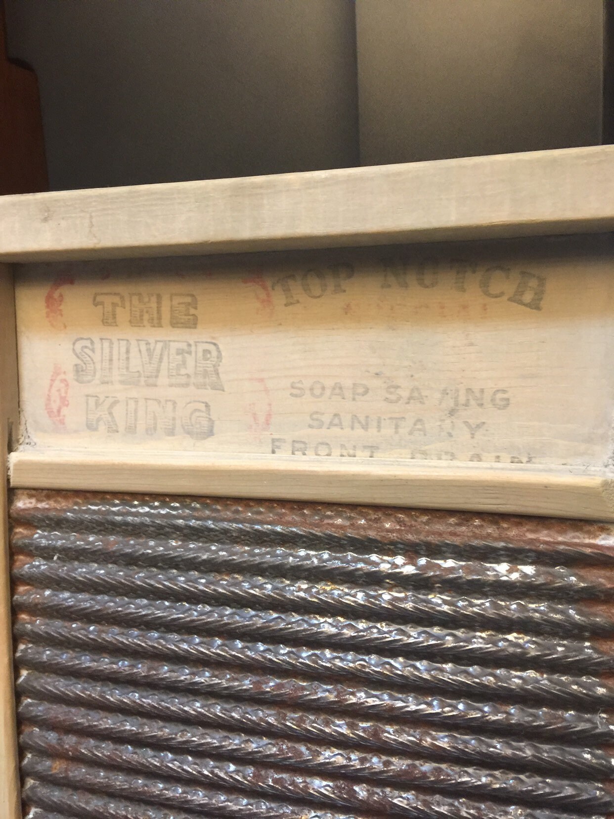 Vintage National Washboard Company No. 824 The Silver King Etsy