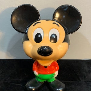 Vintage Mattel 1976 Mickey Mouse Pull String Talking Mickey Mouse