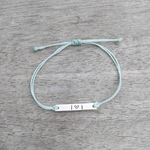 Engraved Initials Bracelet for Her Unique Jewelry Gift Silver Gold