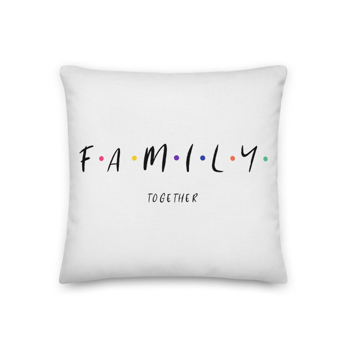 Family Together Premium Pillow/Accent Pillow/Through Etsy