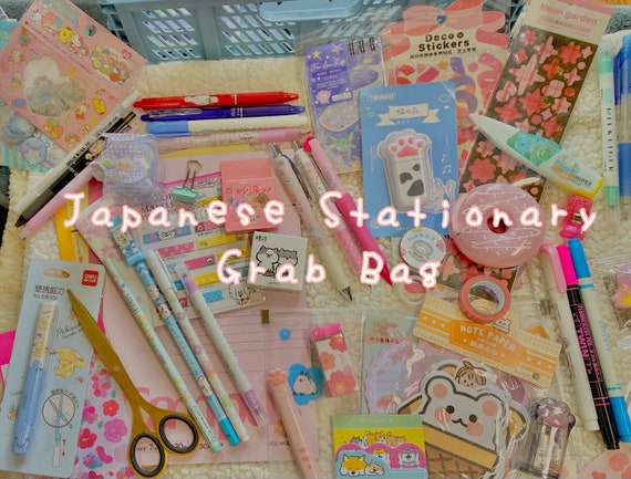 Japanese Stationary Mystery Supply Grab Bag Bundle read