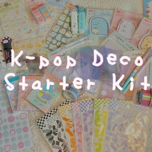 K-pop Photo Card Deco Mystery Starter Kit Unofficial Polco Sticker (please read description) Twice Top Loader Enhypen Bias BTS Korean