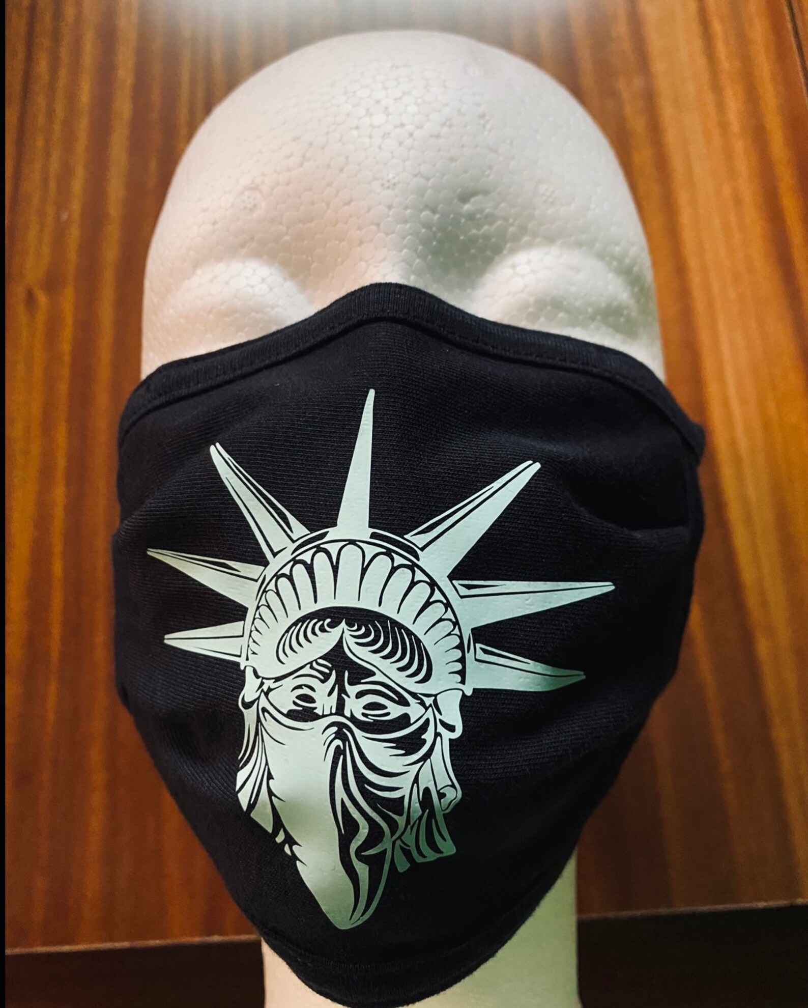 Lady Liberty Street Face Mask Etsy