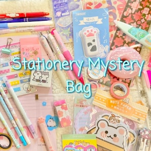 Stationery Supply Mystery Bag Cute Japanese Supplies Back to School Journaling Kawaii Lover Sticker Kids Gift Girl Birthday Present Daughter