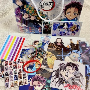 Demone Anime Mystery Bag, forniture di cancelleria, poster del personaggio, stampa artistica di manga per amanti degli anime
