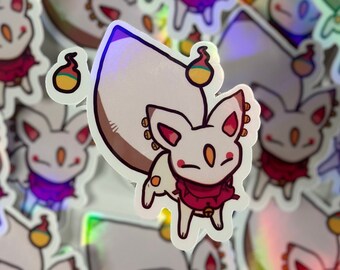 Hanako Fox Vinyl Sticker: Waterproof Anime Art, Laptop Decal