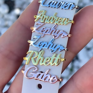 Personalized Apple Watch Band Name Charm: Sterling Silver Initial Jewelry