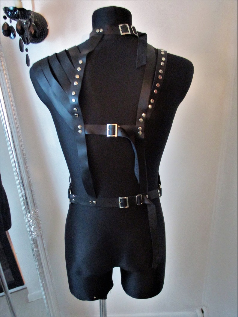 WE046 LennonLeder Harness MannHarness Etsy.de