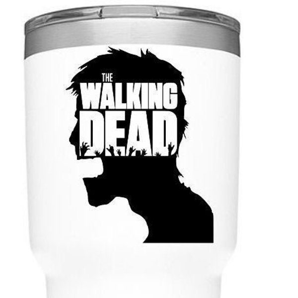 The Walking Dead Decal | Twd Decal | Zombie | Negan | AMC twd | Rick Grimes | Daryl Dixon | Carl | Michonne | Judith | Car Decal | Yeti