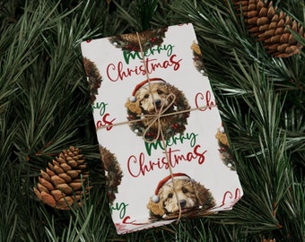 Holiday Golden Doodle Dog Wrapping Paper | Dog gift wrap | Christmas wrapping paper | dog lovers | Doodle Gift Wrap | Dood Christmas