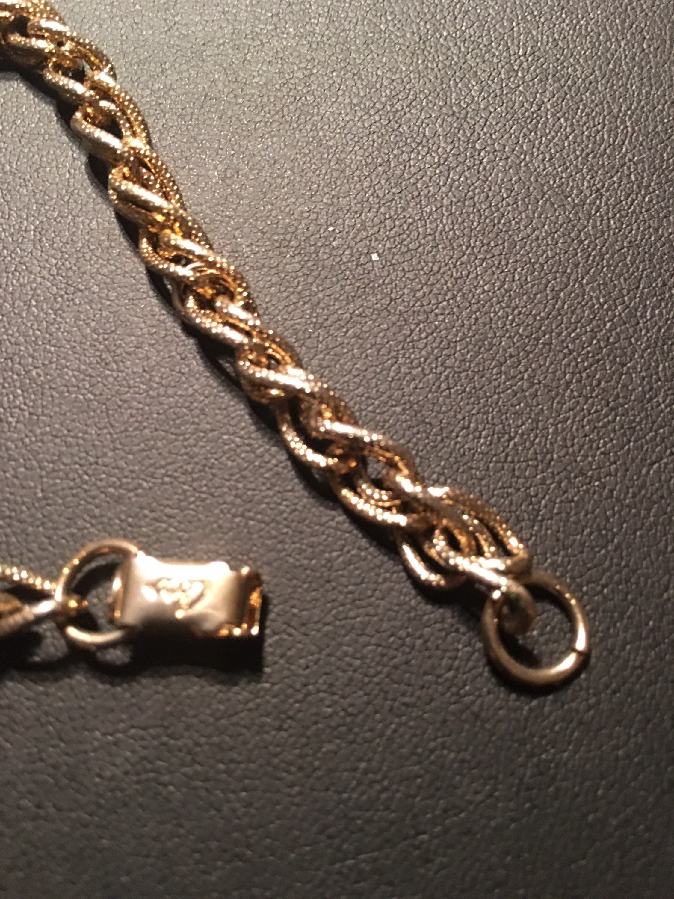 Vintage 10K solid gold bracelet Etsy