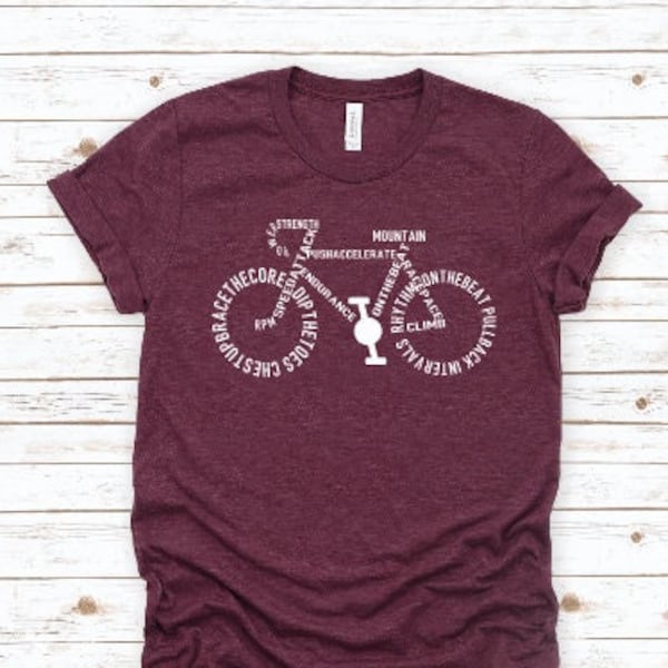 UNISEX CYCLING Tee / RPM / Sprint / Super Soft Bella Canvas Tshirt