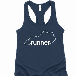 YOUR STATE RUNNER Tank / Womens Racerback Running Tank Top / Gift for Runner