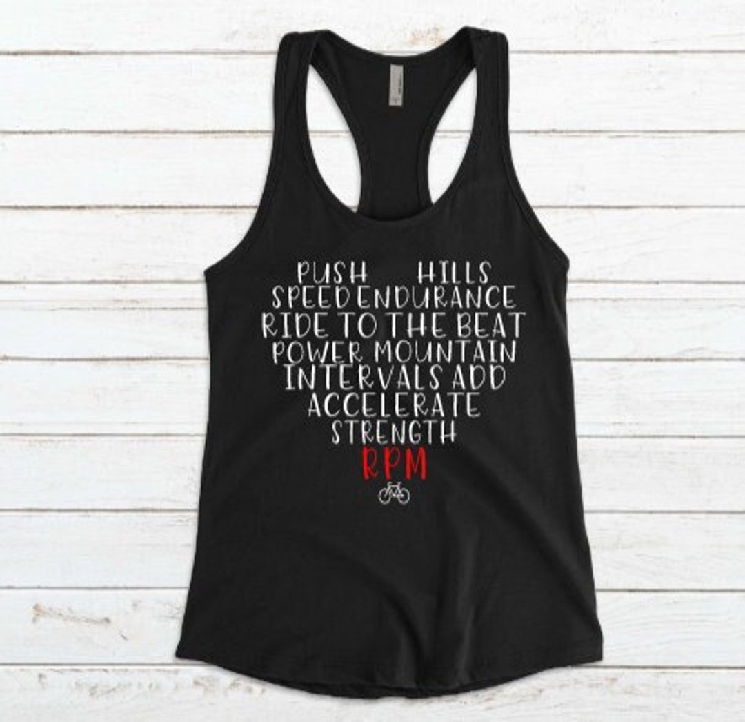 RPM LOVE Tank Les Mills RPM Class Women s Racerback Tank or
