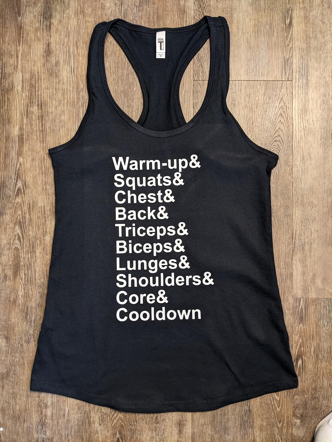 BODY PUMP AMPERSAND Shirt Bodypump Women's Racerback Tank or